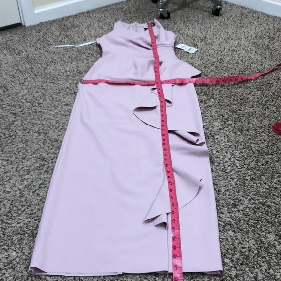NWT Alex & Eve by Alex Evenings Maxi Dress Size 2 Blush Ruffle Gown - Picture 10 of 10